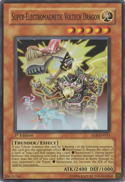 Super-Electromagnetic Voltech Dragon (EOJ-EN031) [Enemy of Justice]