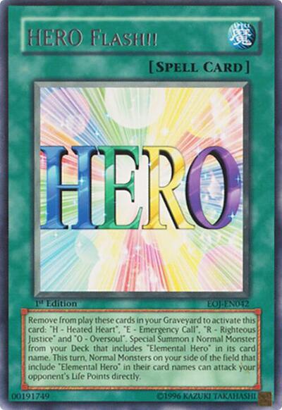 HERO Flash!! (EOJ-EN042) [Enemy of Justice]