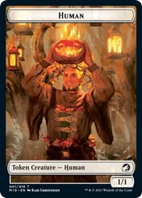 Human // Spider Double-Sided Token (1 // 11) [Innistrad: Midnight Hunt]