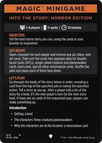 Magic Minigame: Into the Story: Horror Edition (3) [Innistrad: Midnight Hunt]
