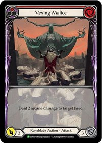 Vexing Malice (Red) (Extended Art) - LGS057 (LGS057) [Flesh and Blood: Promo Cards]