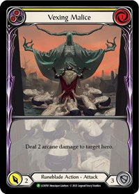 Vexing Malice (Yellow) (Extended Art) - LGS058 (LGS058) [Flesh and Blood: Promo Cards]
