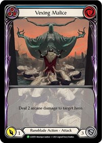 Vexing Malice (Blue) (Extended Art) - LGS059 (LGS059) [Flesh and Blood: Promo Cards]