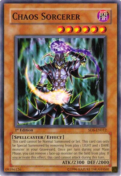Chaos Sorcerer (SD6-EN012) [Structure Deck: Spellcaster's Judgment]