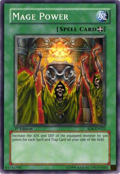 Mage Power (SD6-EN022) [Structure Deck: Spellcaster's Judgment]