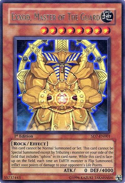 Exxod, Master of the Guard (SD7-EN001) [Structure Deck: Invincible Fortress]