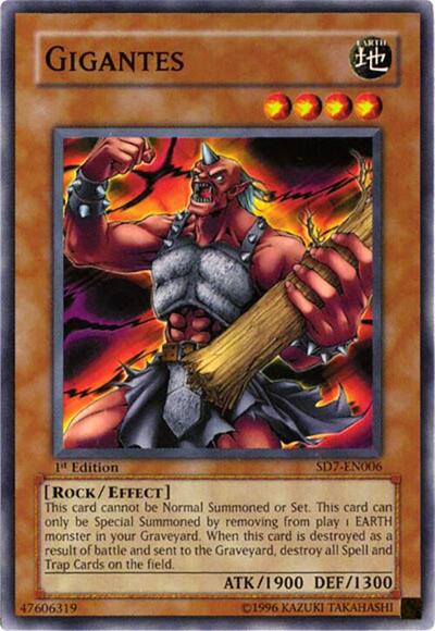 Gigantes (SD7-EN006) [Structure Deck: Invincible Fortress]
