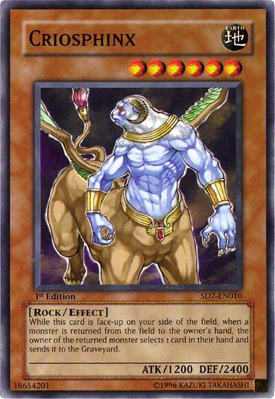 Criosphinx (SD7-EN010) [Structure Deck: Invincible Fortress]