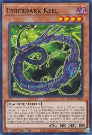 Cyberdark Keel (SDCS-EN015) - Structure Deck: Cyber Strike 1st Edition