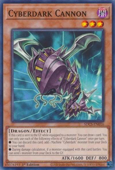 Cyberdark Cannon (SDCS-EN016) [Structure Deck: Cyber Strike]