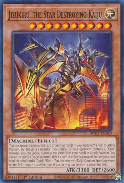 Jizukiru, the Star Destroying Kaiju (SDCS-EN019) [Structure Deck: Cyber Strike]