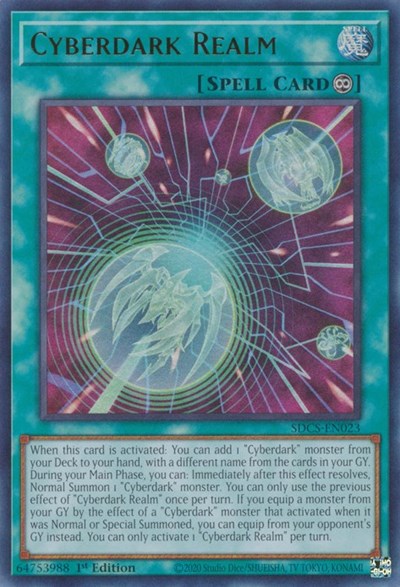 Cyberdark Realm (SDCS-EN023) [Structure Deck: Cyber Strike]