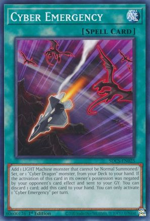 Cyber Emergency (SDCS-EN025) - Structure Deck: Cyber Strike 1st Edition