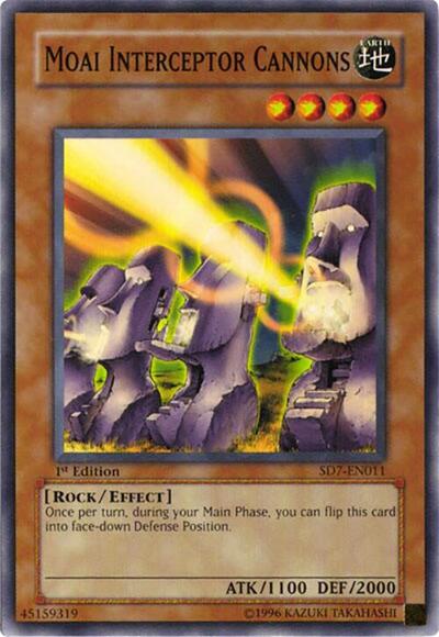 Moai Interceptor Cannons (SD7-EN011) [Structure Deck: Invincible Fortress]