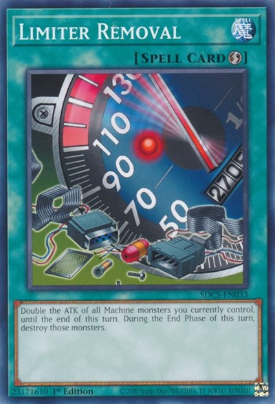 Limiter Removal (SDCS-EN033) [Structure Deck: Cyber Strike]