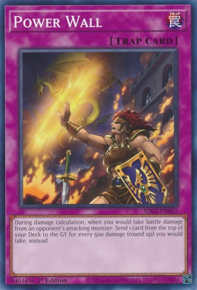 Power Wall (SDCS-EN037) [Structure Deck: Cyber Strike]