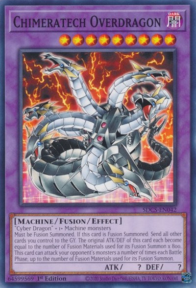 Chimeratech Overdragon (SDCS-EN042) [Structure Deck: Cyber Strike]