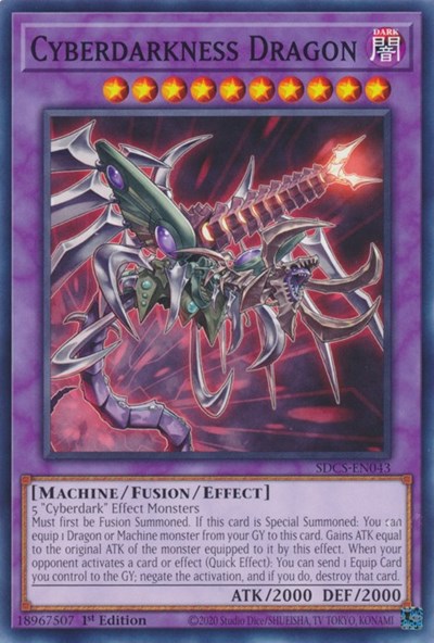 Cyberdarkness Dragon (SDCS-EN043) [Structure Deck: Cyber Strike]