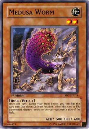 Medusa Worm (SD7-EN014) - Structure Deck: Invincible Fortress Unlimited