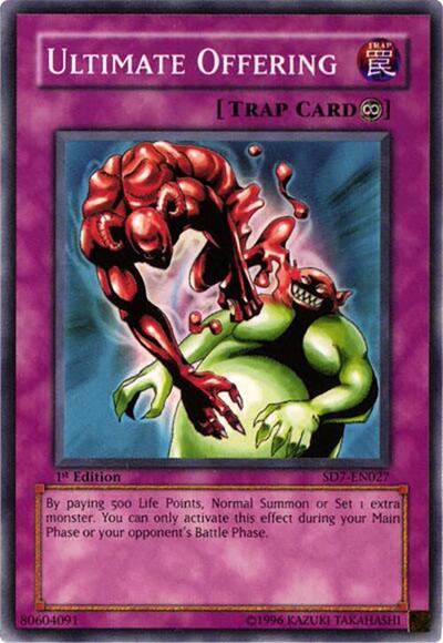 Ultimate Offering (SD7-EN027) [Structure Deck: Invincible Fortress]
