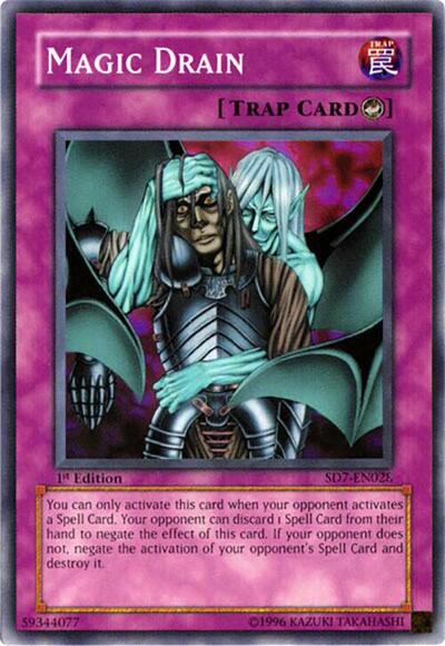 Magic Drain (SD7-EN028) [Structure Deck: Invincible Fortress]