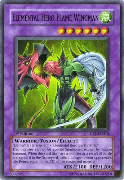 Elemental HERO Flame Wingman (DP1-EN010) [Duelist Pack 1: Jaden Yuki]