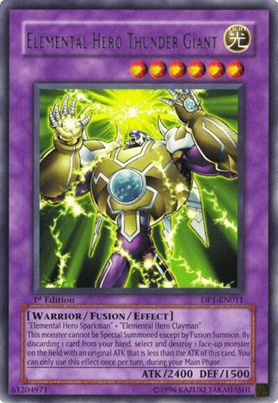 Elemental Hero Thunder Giant (DP1-EN011) [Duelist Pack 1: Jaden Yuki]