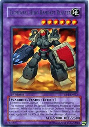 Elemental Hero Rampart Blaster (DP1-EN012) - Duelist Pack 1: Jaden Yuki 1st Edition