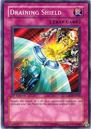 Draining Shield (DP1-EN026) - Duelist Pack 1: Jaden Yuki 1st Edition