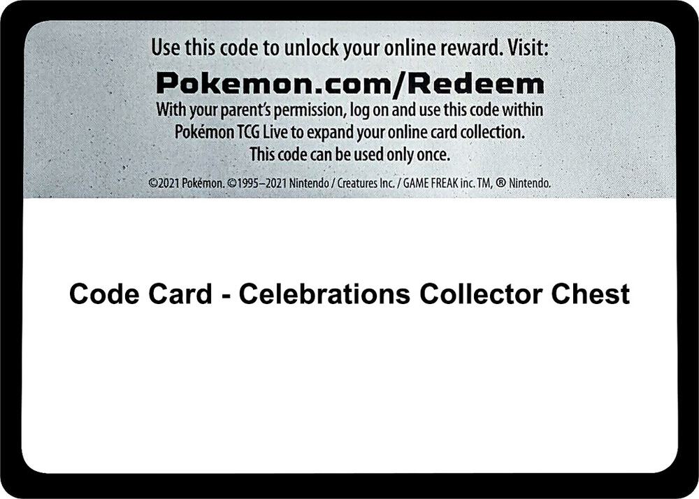 Code Card - Celebrations Collector Chest [Celebrations]
