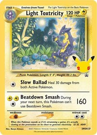Light Toxtricity - SWSH137 (SWSH137) [SWSH: Sword & Shield Promo Cards]