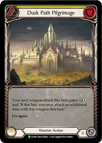 Dusk Path Pilgrimage (Yellow) - LGS061 (LGS061) [Flesh and Blood: Promo Cards]