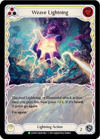 Weave Lightning (Yellow) - LGS076 (LGS076) [Flesh and Blood: Promo Cards]
