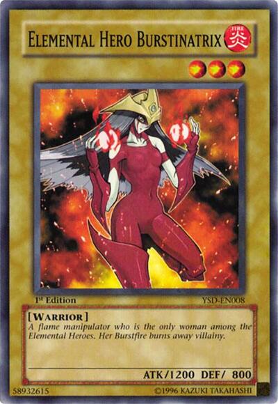 Elemental Hero Burstinatrix (YSD-EN008) [Starter Deck 2006]