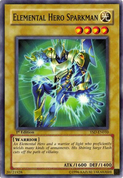 Elemental Hero Sparkman (YSD-EN010) [Starter Deck 2006]