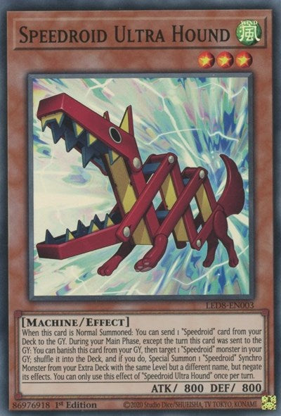 Speedroid Ultra Hound (LED8-EN003) [Legendary Duelists: Synchro Storm]