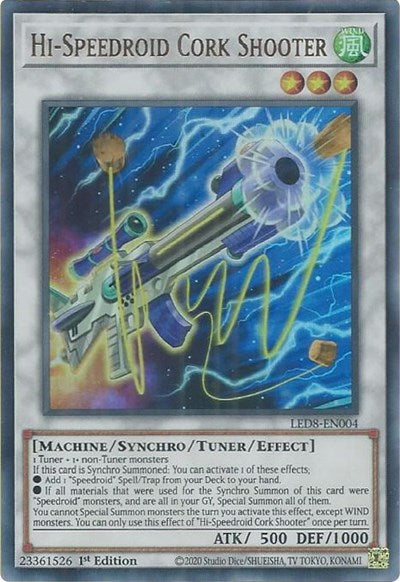 Hi-Speedroid Cork Shooter (LED8-EN004) [Legendary Duelists: Synchro Storm]