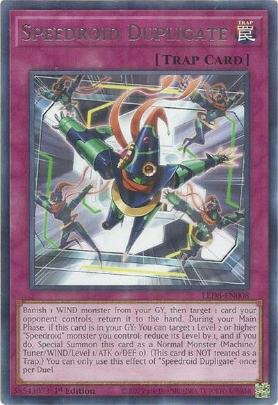 Speedroid Dupligate (LED8-EN008) [Legendary Duelists: Synchro Storm]