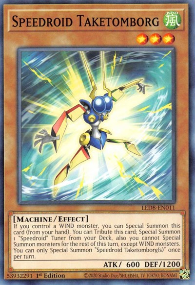 Speedroid Taketomborg (LED8-EN011) [Legendary Duelists: Synchro Storm]