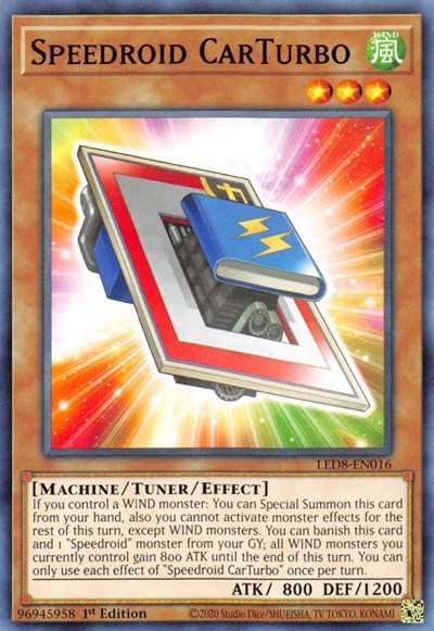 Speedroid CarTurbo (LED8-EN016) [Legendary Duelists: Synchro Storm]