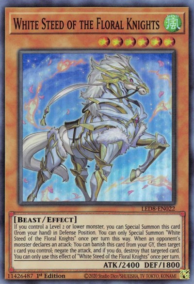 White Steed of the Floral Knights (LED8-EN022) [Legendary Duelists: Synchro Storm]