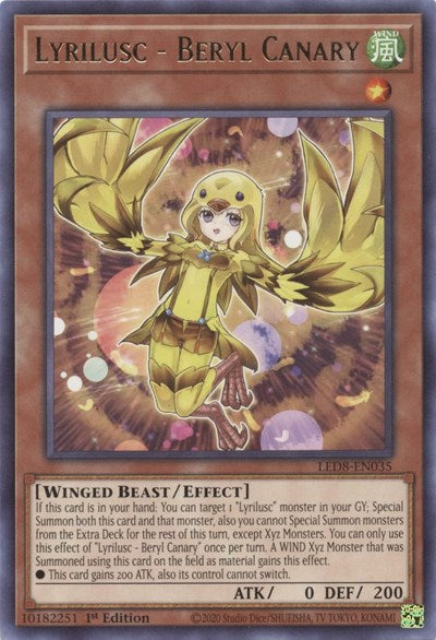 Lyrilusc - Beryl Canary (LED8-EN035) [Legendary Duelists: Synchro Storm]