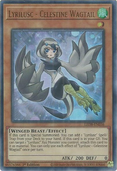 Lyrilusc - Celestine Wagtail (LED8-EN036) [Legendary Duelists: Synchro Storm]