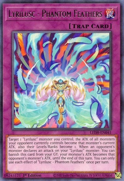Lyrilusc - Phantom Feathers (LED8-EN041) [Legendary Duelists: Synchro Storm]