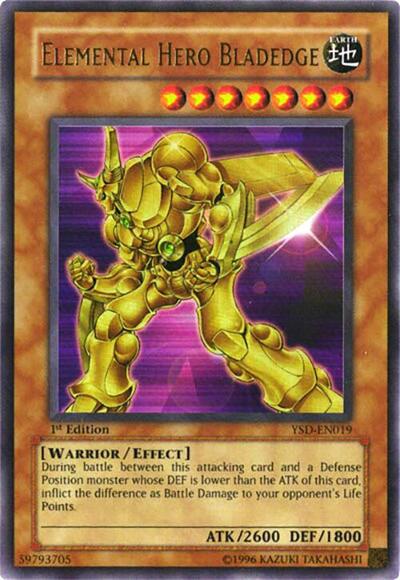 Elemental Hero Bladedge (YSD-EN019) [Starter Deck 2006]
