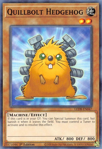 Quillbolt Hedgehog (LED8-EN047) [Legendary Duelists: Synchro Storm]