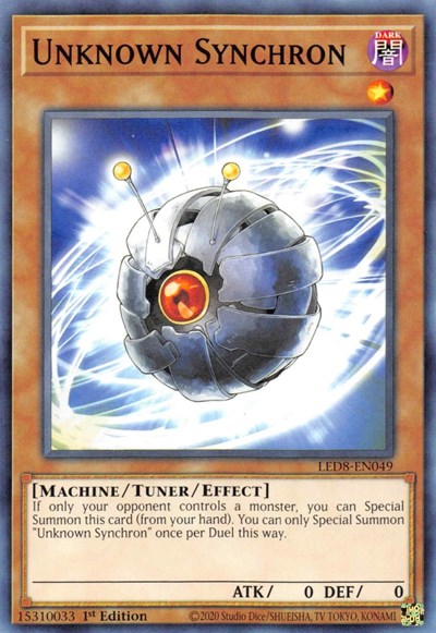 Unknown Synchron (LED8-EN049) [Legendary Duelists: Synchro Storm]