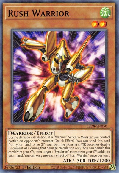 Rush Warrior (LED8-EN050) [Legendary Duelists: Synchro Storm]