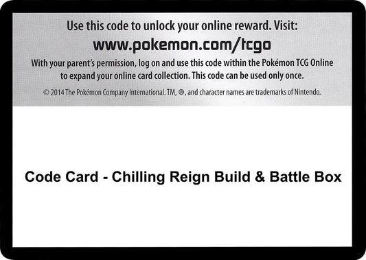 Code Card - Chilling Reign Build & Battle Box [SWSH06: Chilling Reign]