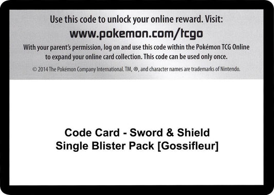 Code Card - Sword & Shield Single Blister Pack [Gossifleur] [SWSH01: Sword & Shield Base Set]